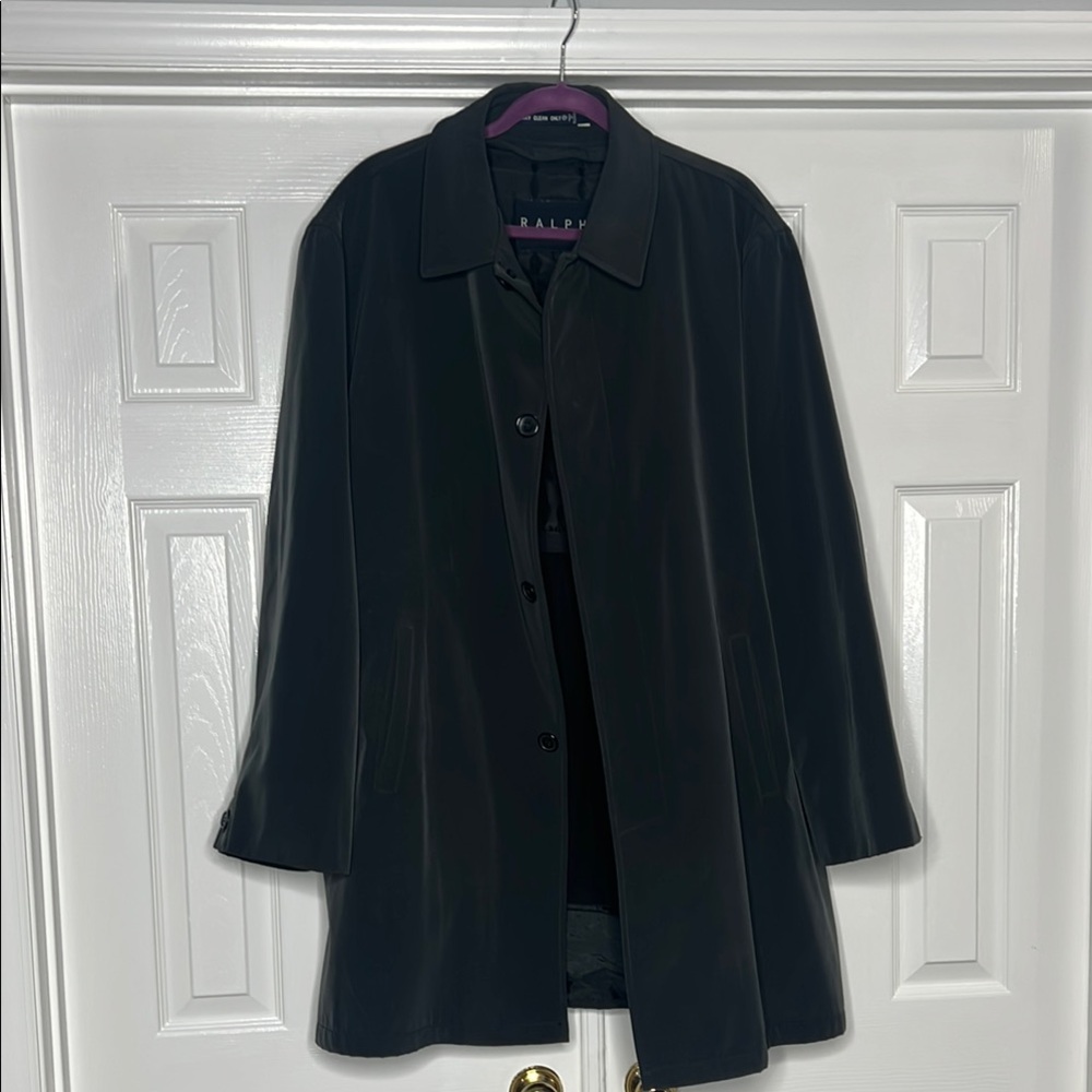 Ralph Lauren Black-Off-black 3/4 Trench Coat